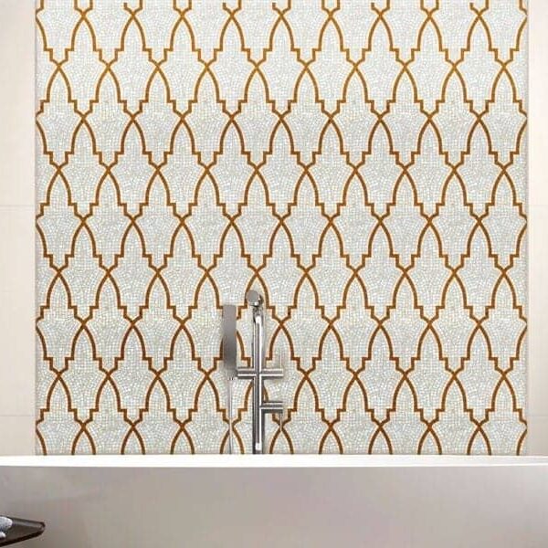 Anaya marble mosaic handcrafted til wall