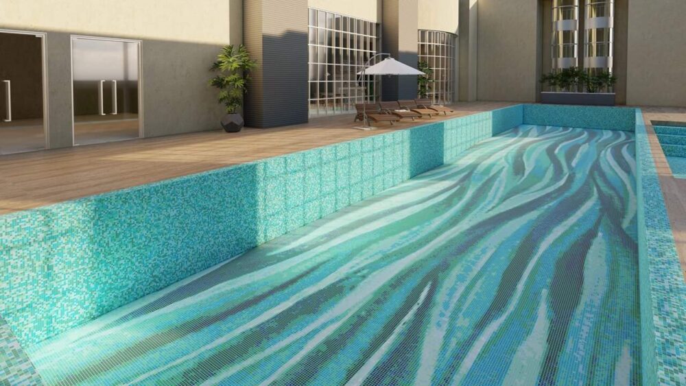 abstract waves glass mosaic swimming pool PIXL tiles (1)