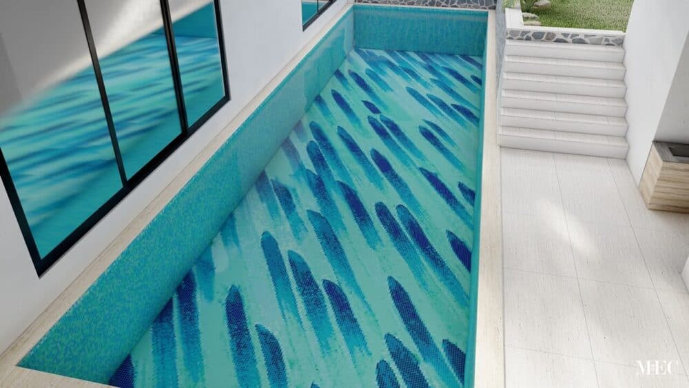 fiosat PIXL vertex glass mosaic tile pool (2)