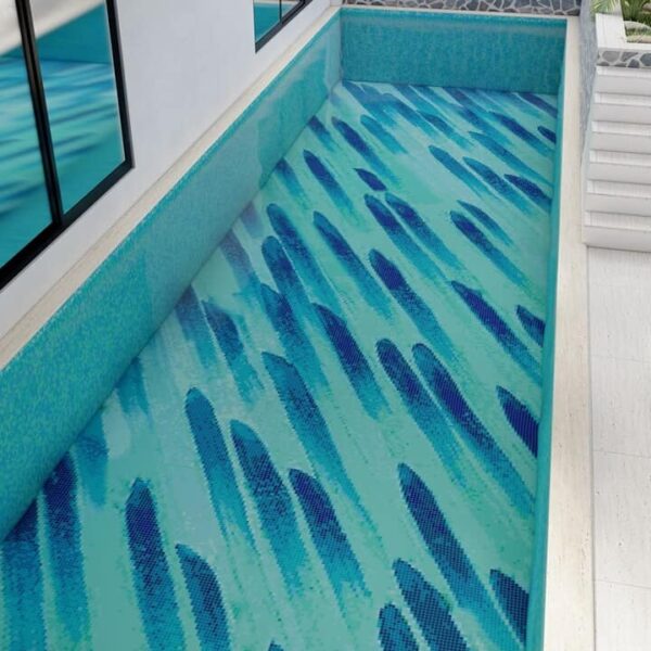 fiosat PIXL vertex glass mosaic tile pool (2)