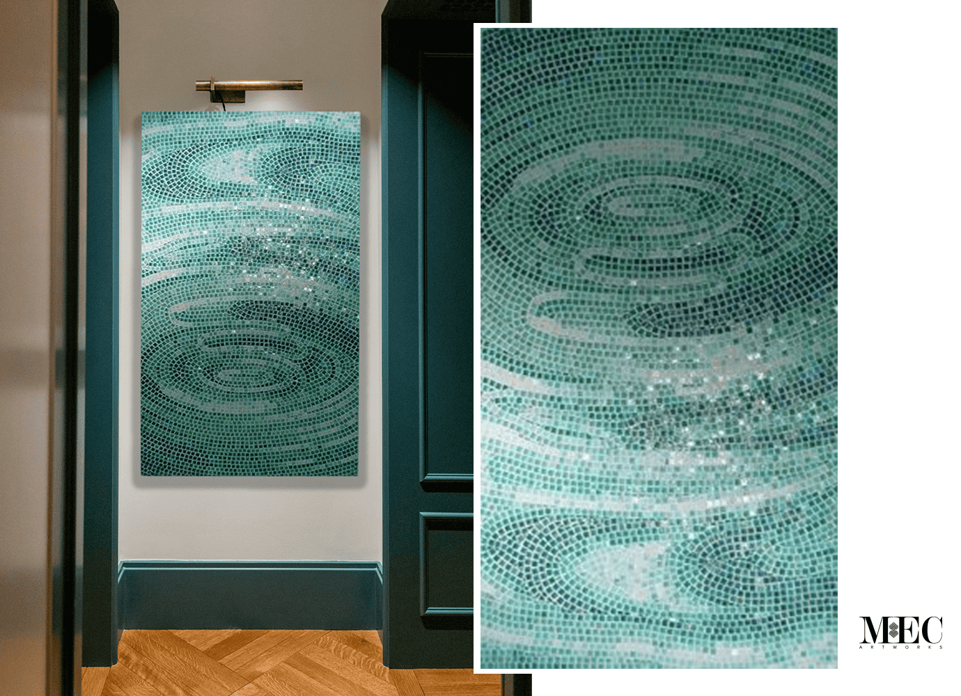 Ocean Tides Mosaic Wall Portraits