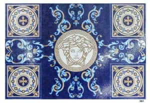 pool bed versace mosaic las vegas NV medallions roman greek