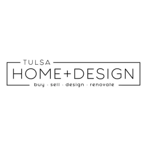 Tulsa Home + Design logo featuring clean, minimalist typography for real estate and renovation branding.