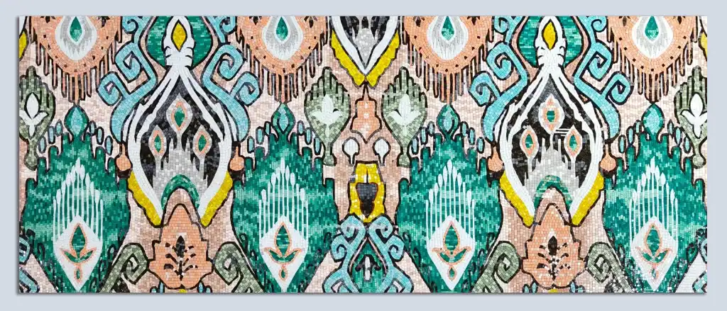 Ikat Design Mosaic