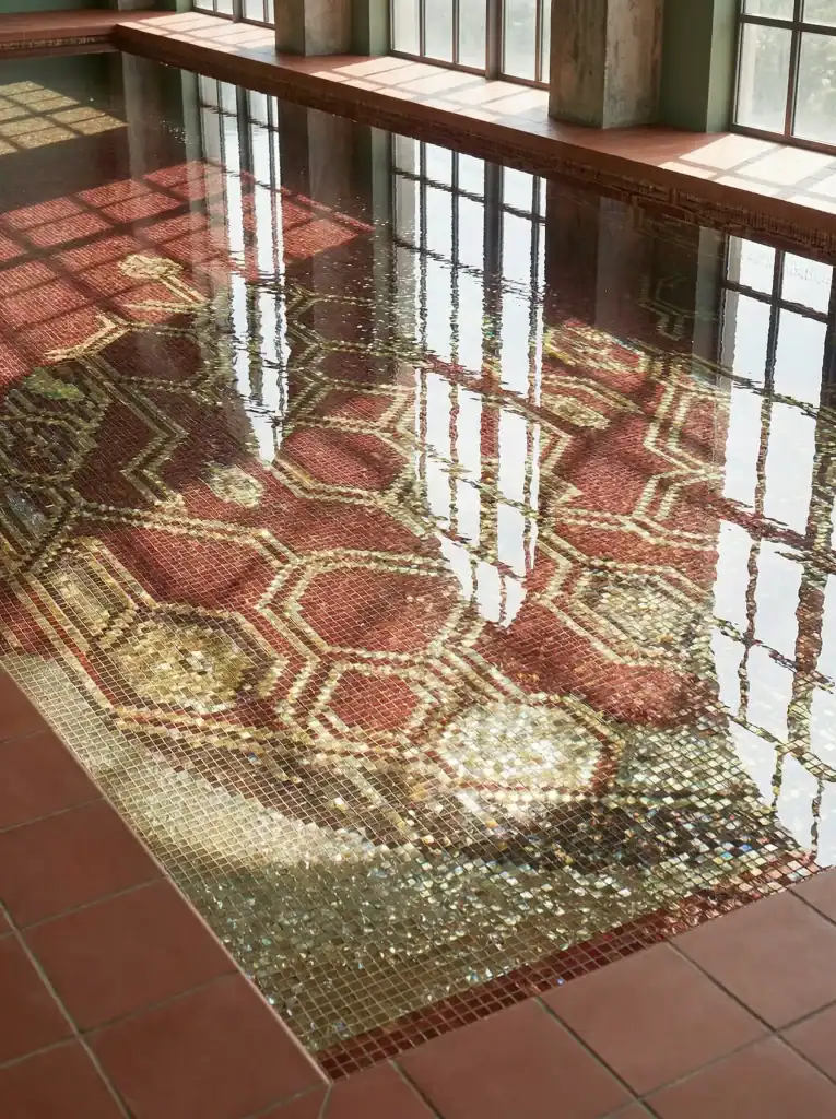 Indoor Pool Mosaic by MEC
