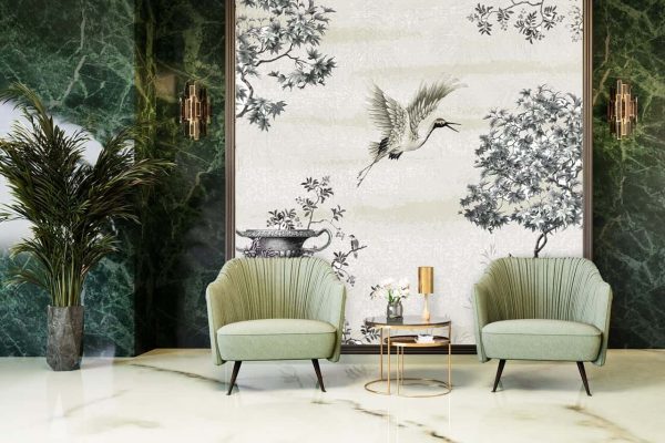 custom chinoiserie mosaic wall concept design render (1)